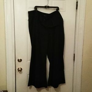 Black wide leg trousers from Lane Bryant